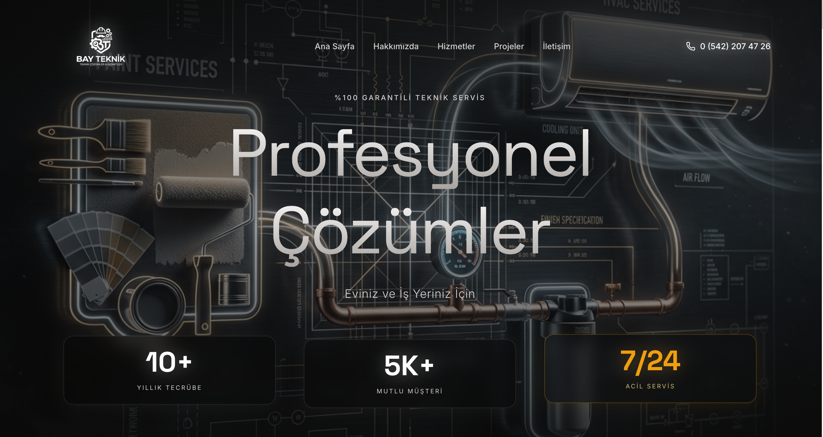 Teknik Servis Web Sitesi ön izleme